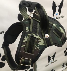 Peitoral Coleira Cachorro Médio Grande Porte Labrador Pitbull Pastor Alemão Fila Guia Super Resistente Camuflado